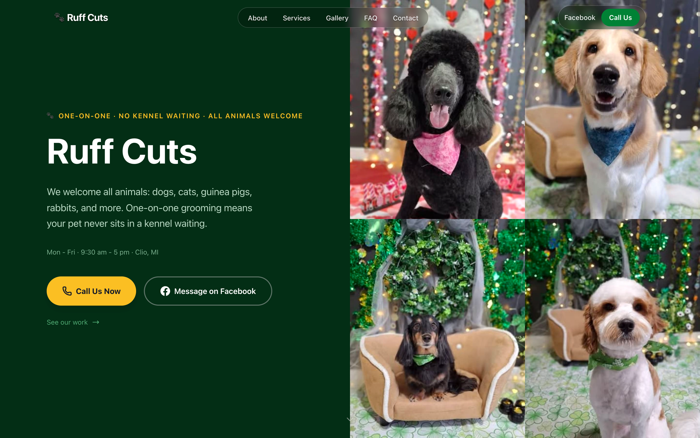Ruff Cuts Professional Pet Grooming LLC